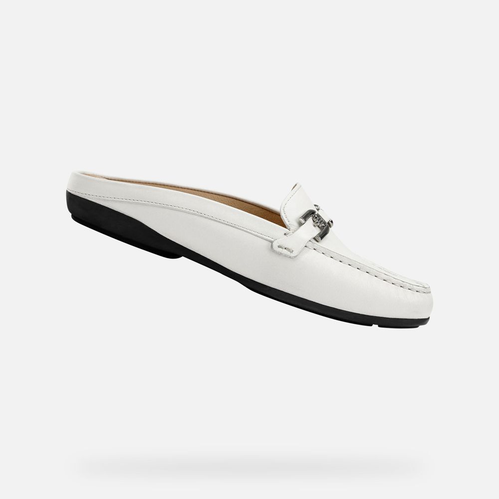 Geox Bayan Loafers Beyaz - Annytah - XFG-458093